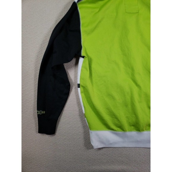 Volcom Sweater Mens Small Sweatshirt Hoodie Full Zip Cotton Yellow Skater Surf - Picture 10 of 12